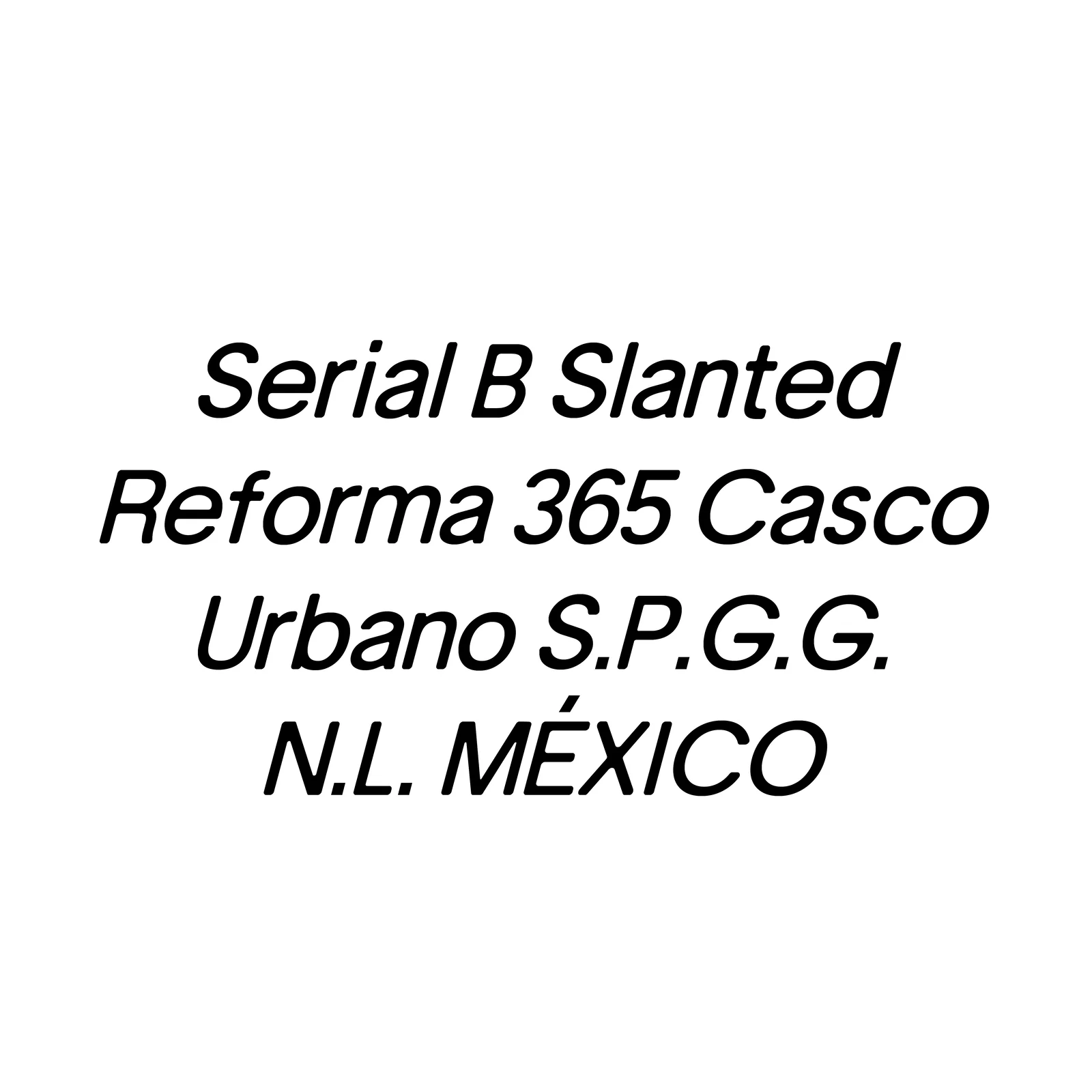 Serial B Slanted - Image 3